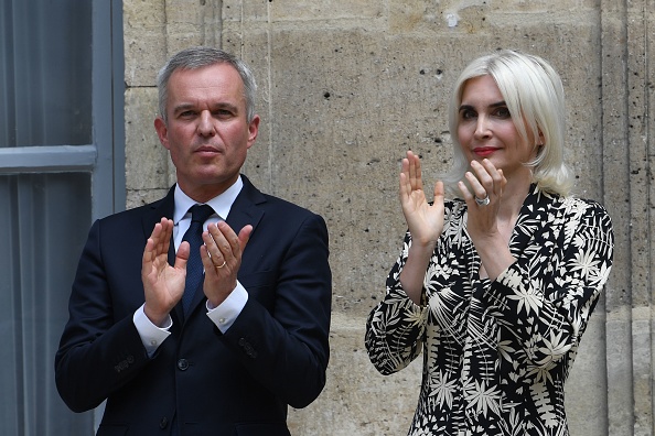 Francois de Rugy  accompagné de son épouse Séverine Servat de Rugy.  (Photo : ALAIN JOCARD/AFP/Getty Images)