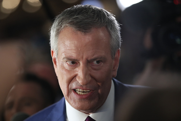 Le maire de New York Bill de Blasio.  (Photo : Drew Angerer/Getty Images)