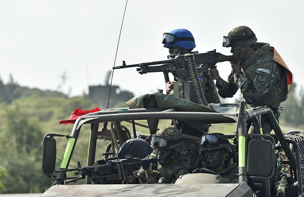 -La présidente de Taiwan, Tsai Ing-wen, a déclaré que l'armée de l'île devait trouver une direction claire et faire face à ses manquements d’exercice au milieu des relations de refroidissement avec Beijing. Photo SAM YEH / AFP / Getty Images.