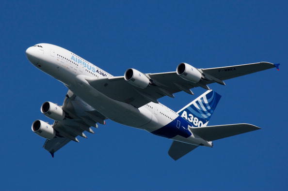 Un Airbus A380. (Photo : Justin Sullivan/Getty Images)