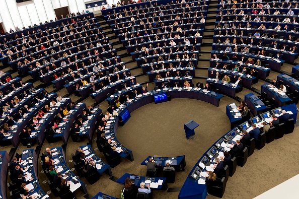 Bruxelles : Parlement Européen. (Photo : PATRICK HERTZOG/AFP/Getty Images)