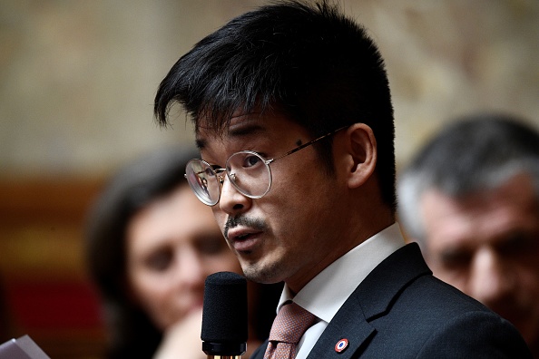 Joachim Son-Forget s’exprime pendant une séance de questions au gouvernement le 27 mars 2019 à l’Assemblée nationale. 