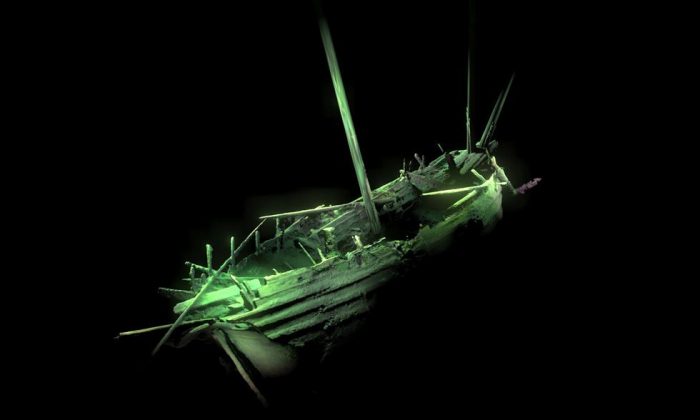 Image informatique en 3D de l'épave en mer Baltique. (Deep Sea Productions / MMT)