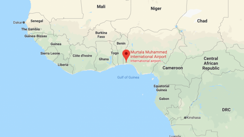 Aéroport international Murtala Muhammed à Lagos. (Capture d'écran/Google Maps)