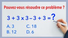 Saurez-vous résoudre ce problème de mathématiques? La plupart des gens se trompent!