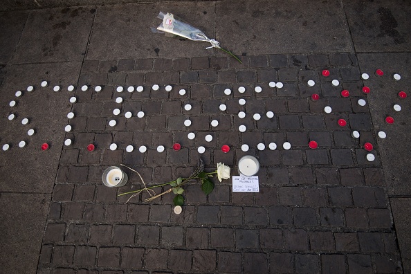 Hommage à Steve à Nantes.  (Photo : LOIC VENANCE/AFP/Getty Images)