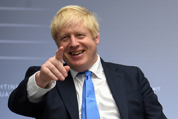 Le Premier ministre britannique Boris Johnson au sommet annuel du G7 à Biarritz, le 26 août 2019. (Photo : NEIL HALL/AFP/Getty Images)