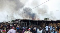 Côte d’Ivoire: le grand marché de Bouaké incendié