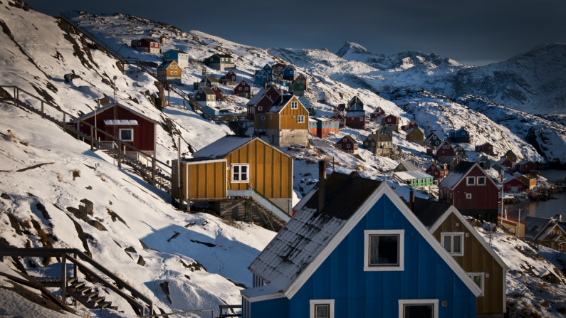 La petite communauté de Kangaamiut, située à 75 minutes de Maniitsoq, au Groenland. (Mads Pihl/Visit Greenland)