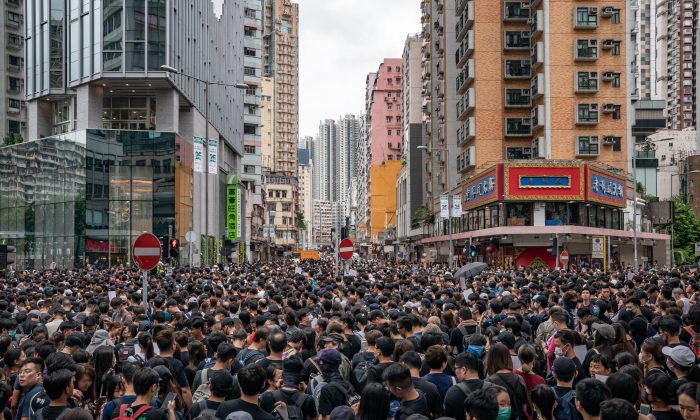 Manifestants à Hong Kong le 3 août 2019. (Anthony Kwan/Getty Images)