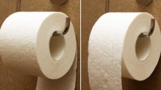 Le brevet d’origine du rouleau de papier hygiénique révèle quelle est la bonne méthode pour le suspendre