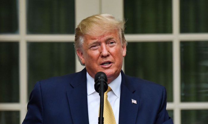 Le président Donald Trump à la Maison-Blanche le 11 juillet 2019. (Nicholas Kamm/AFP/Getty Images)