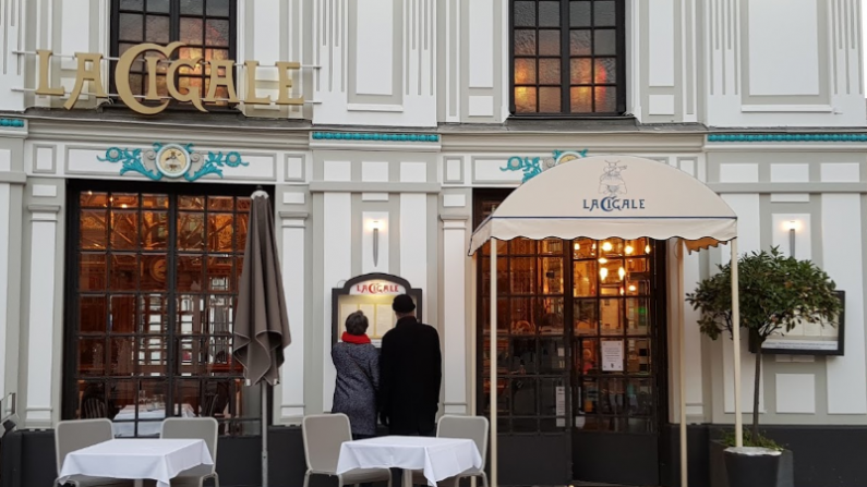 Restaurant La Cigale à Nantes. (Photo : capture d'écran Google Maps).