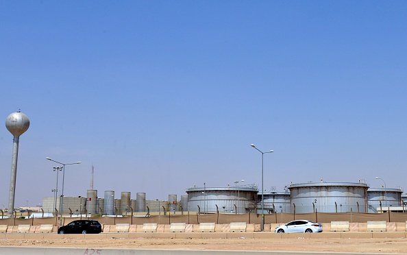 Une photo prise le 15 septembre 2019 montre une installation pétrolière Aramco située aux abords de la capitale saoudienne, Riyadh. (Photo : FAYEZ NURELDINE/AFP/Getty Images)