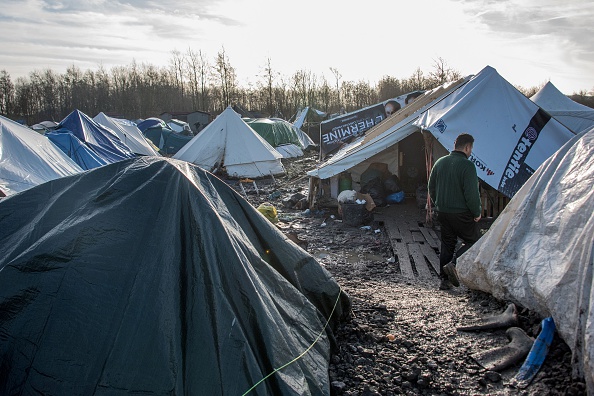 Camp de migrants à Grande-Synthe, près de Dunkerque. (Photo : DENIS CHARLET/AFP/Getty Images)