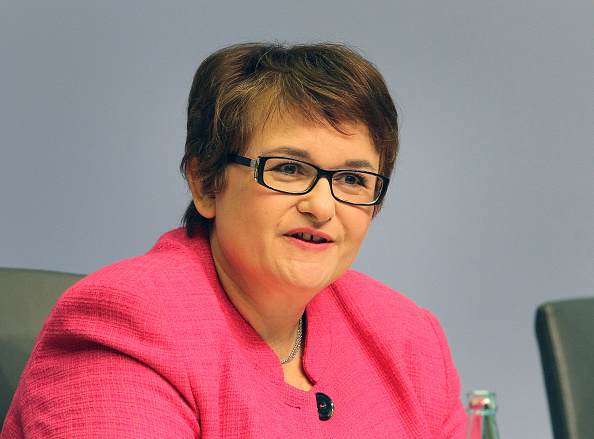 Sabine Lautenschläger, membre du directoire de la Banque centrale européenne, le 23 mars 2016. (Photo : DANIEL ROLAND/AFP/Getty Images)