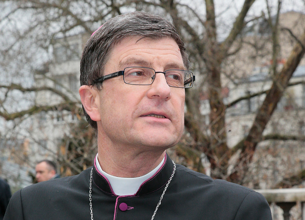 Le président de la Conférence des évêques de France Eric de Moulins-Beaufort.      (Photo : JACQUES DEMARTHON/AFP/Getty Images)