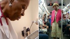Un médecin de New York âgé de 92 ans, ayant en charge 200 patients, prend le métro pour se rendre au travail