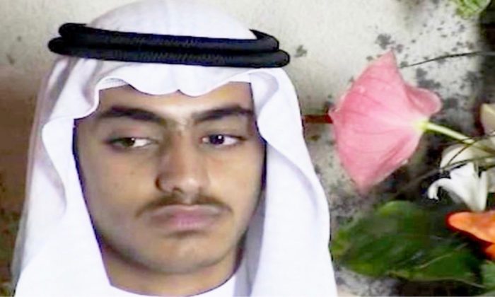Le fils d'Oussama Ben Laden, le nouveau chef terroriste Hamza Ben Laden. (Capture d'écran/Vidéo via CNN)