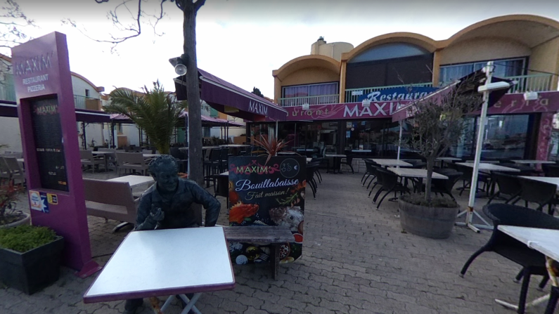 Le restaurant Maxim's dans à Gruissan dans l'Aude (Google Maps)
