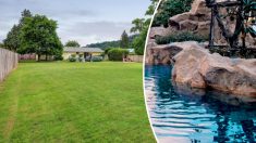Un homme réalise un rêve d’enfance en construisant une piscine de 400 000 gallons dans son jardin