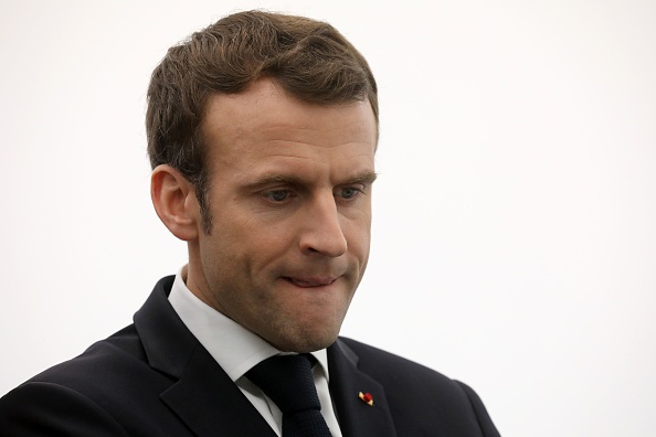 Le Président Emmanuel Macron. (Photo : Ludovic MARIN / POOL / AFP)       