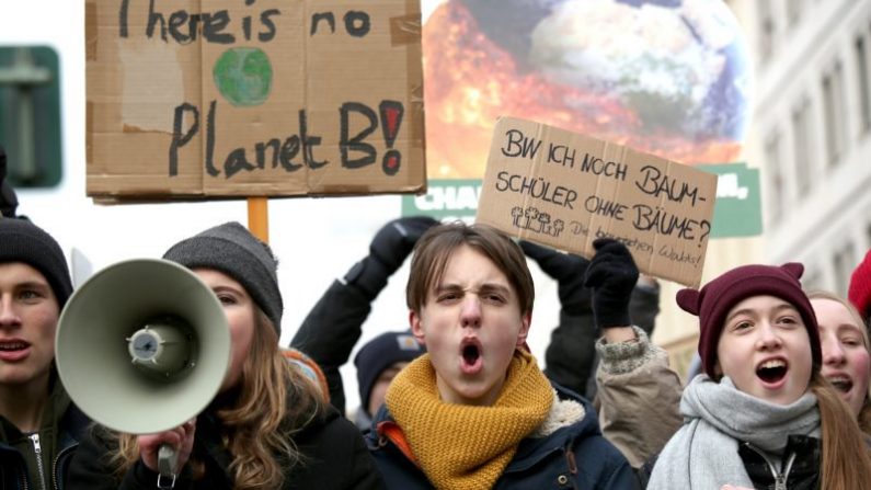 La grève étudiante pour le climat en Allemagne (Omer Messinger/Getty Images)