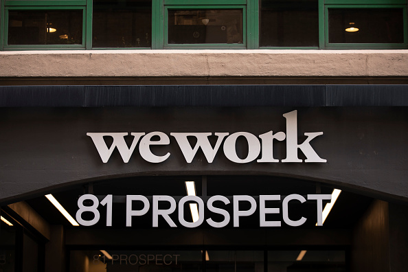 SoftBank, qui détient actuellement 29% du capital de WeWork, en prendra le contrôle avec une participation d'environ 80%. (Photo : Drew Angerer/Getty Images)