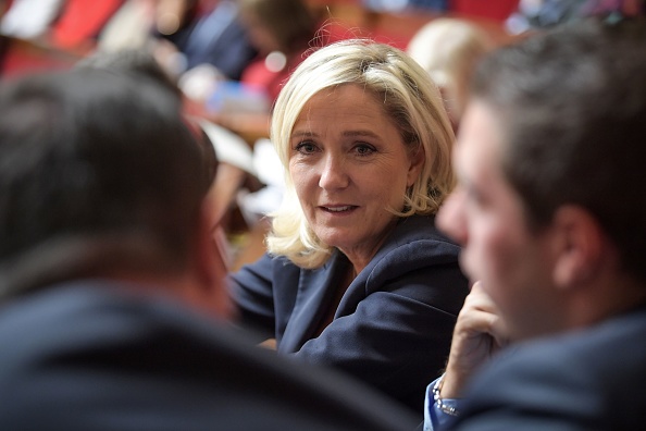 Marine Le Pen présidente du Rassemblement national (RN). (Photo : Eric FEFERBERG / AFP) (Photo by ERIC FEFERBERG/AFP via Getty Images)