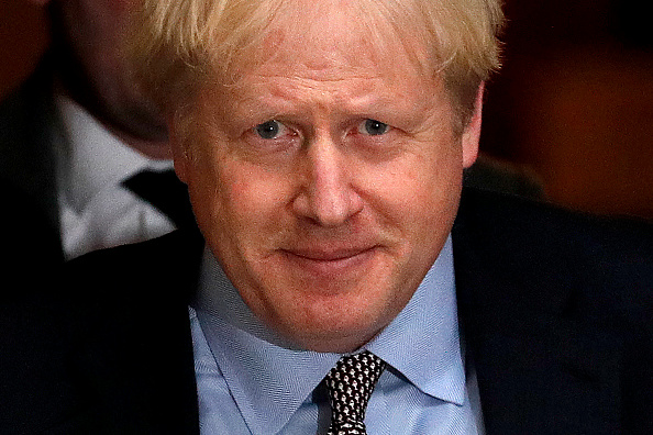 Le Premier ministre britannique Boris Johnson quitte le 10 Downing Street, à Londres, le 24 octobre 2019. (Photo : ADRIAN DENNIS/AFP via Getty Images)