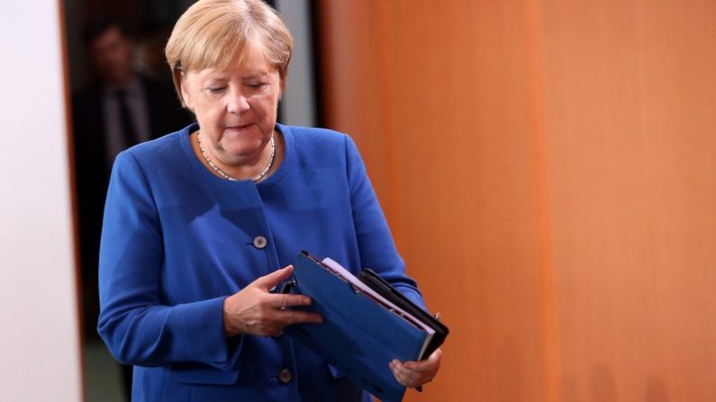 La chancelière Angela Merkel (CDU). Photo : Adam Berry/Getty Images