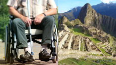 Un homme a porté son ami handicapé pendant 6 heures pour réaliser son rêve de grimper au Machu Picchu