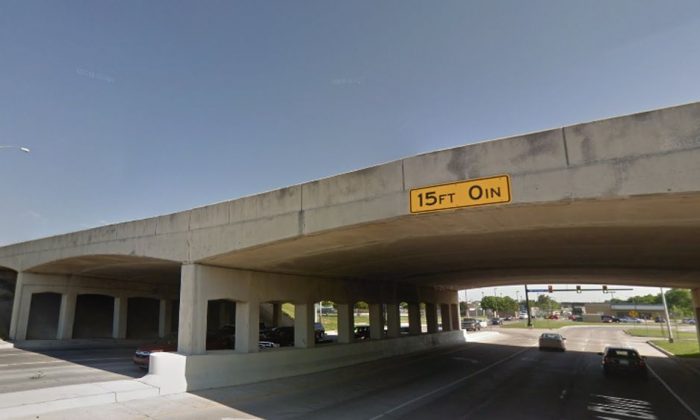 Un viaduc au Nouveau-Mexique (Google Street View)
