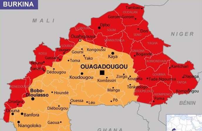 Le Burkina Faso est désormais entièrement déconseillé aux voyageurs, selon le ministère français des affaires étrangères. Ministère français des affaires étrangères