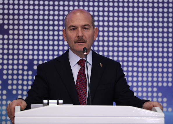 Le ministre de l'intérieur de la Turquie, Suleyman Soylu. Photo : Adem ALTAN / AFP) 