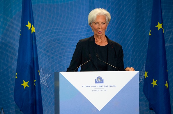 -Christine Lagarde première femme à prendre la présidence de l'institut la BCE depuis son lancement en 1998. Photo de BORIS ROESSLER / POOL / AFP via Getty Images.