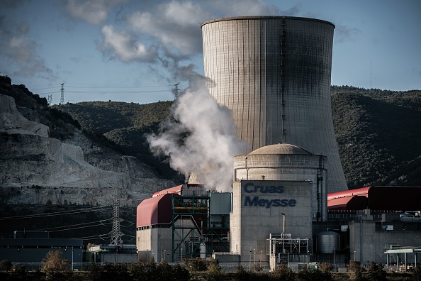 La centrale nucléaire de Cruas. (Photo : JEFF PACHOUD/AFP via Getty Images)