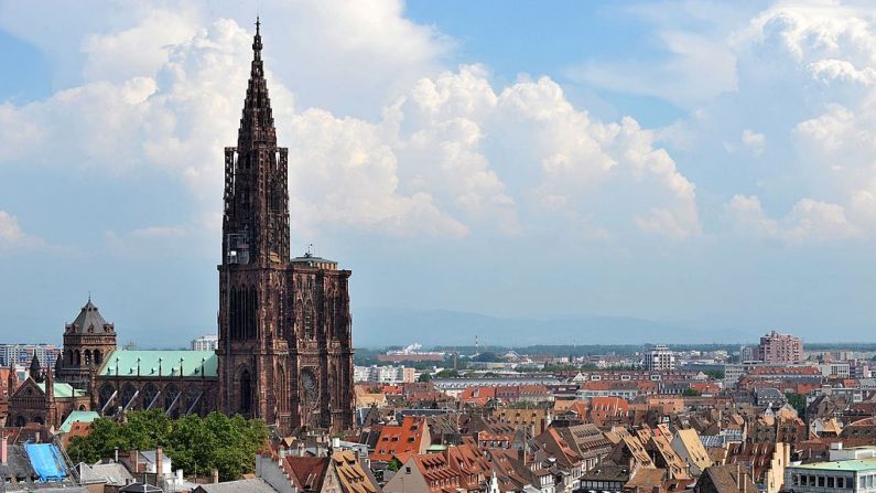 La cathédrale de Strasbourg (FREDERICK FLORIN/AFP via Getty Images)