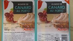 Listeria : rappel de foie gras et de mousse de canard vendus chez Auchan