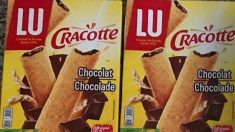 Rappel de « Cracotte chocolat » pouvant contenir de la noisette, des biscuits de la marque LU