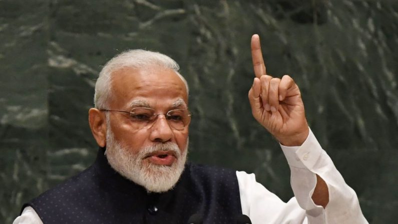 "Ce texte correspond à la tradition séculaire indienne d'assimilation et de respect des valeurs humanitaires", a déclaré le Premier ministre Narendra Modi. (Drew Angerer/Getty Images) 