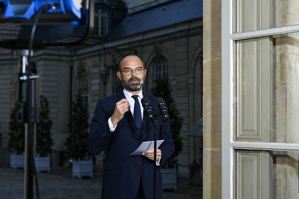 Le Premier ministre Édouard Philippe à Matignon. (Photo : BERTRAND GUAY/AFP via Getty Images)
