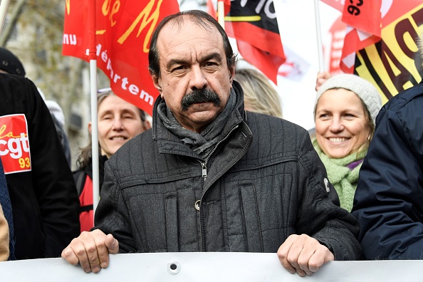 Le secrétaire général de la CGT Philippe Martinez. (Photo : BERTRAND GUAY/AFP via Getty Images)