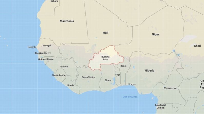 Le Burkina Faso, où plus d'une douzaine de personnes ont été tuées lors d'une attaque terroriste contre une église protestante à Hantoukoura le 1er décembre 2019. (Google Maps)