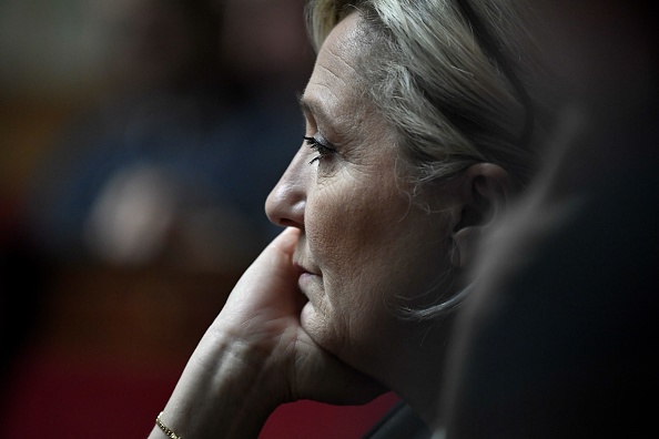 Marine Le Pen, présidente du Rassemblent national. (Photo : STEPHANE DE SAKUTIN/AFP via Getty Images)
