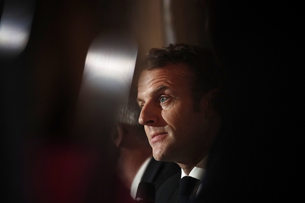 Le président Emmanuel Macron. (Photo : YOAN VALAT/POOL/AFP via Getty Images)