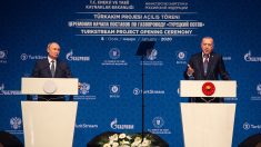 Erdogan et Poutine inaugurent un gazoduc alimentant la Turquie et l’Europe en gaz russe