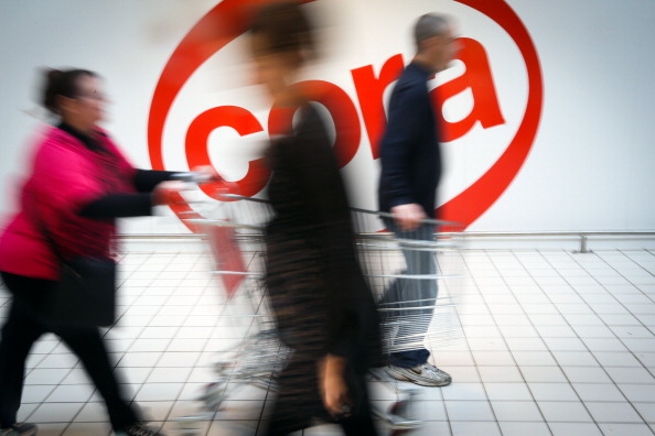 La grande distribution Cora. (Photo : VIRGINIE LEFOUR/AFP via Getty Images)