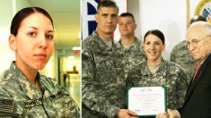 Une infirmière de l’armée qui a traversé une rafale de balles pour sauver 5 hommes dans un véhicule militaire en feu reçoit une étoile d’argent