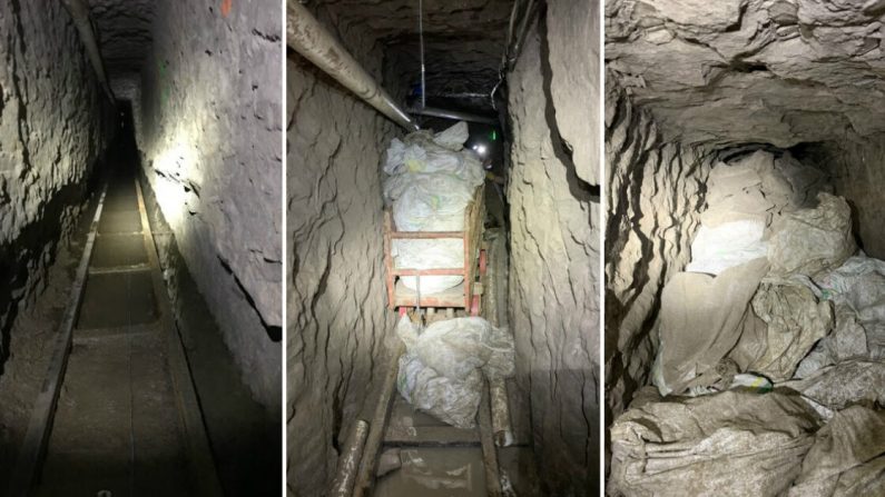 La patrouille frontalière américaine du secteur de San Diego et ses partenaires ont découvert ce qui semble être le plus long tunnel transfrontalier illicite connu le long de la frontière sud-ouest, conçu pour transporter de gros paquets de drogue, selon une annonce du CBP le 29 janvier 2020. (U.S. Customs and Border Protection) 